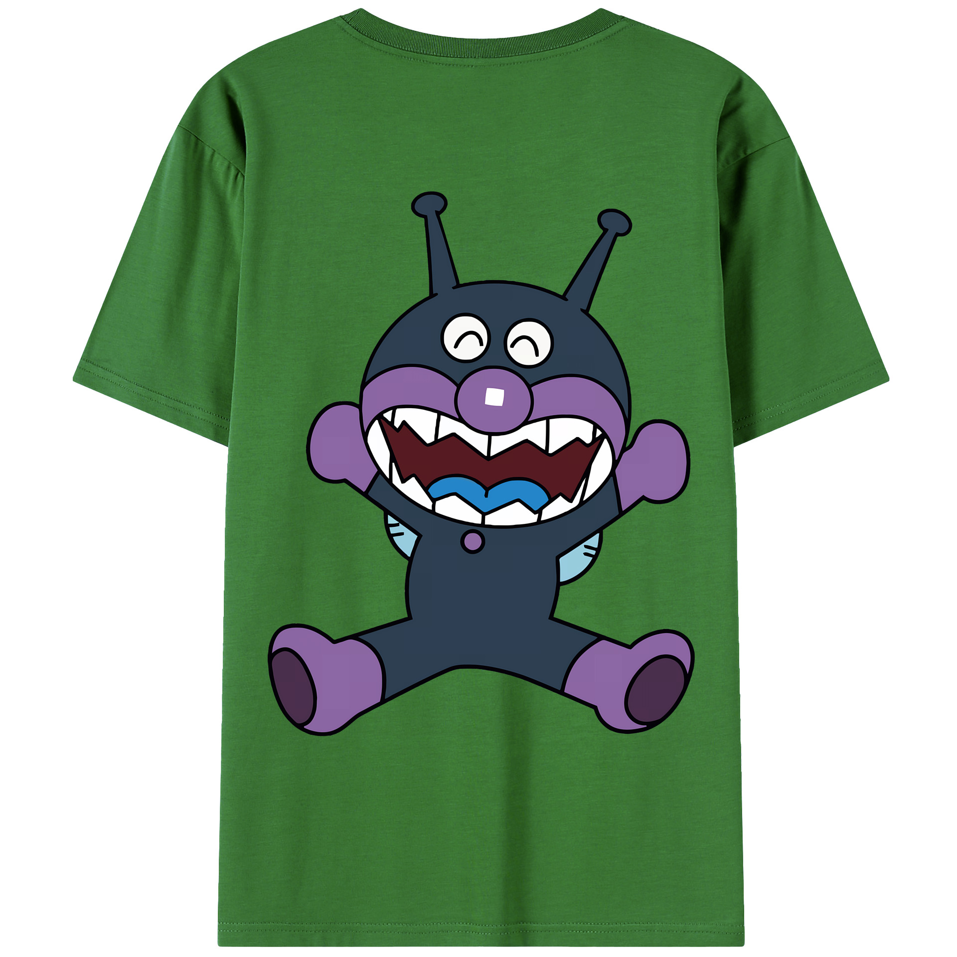 （画像用） アンパンマン Anpanman レディース半袖Tシャツ(バックプリント)